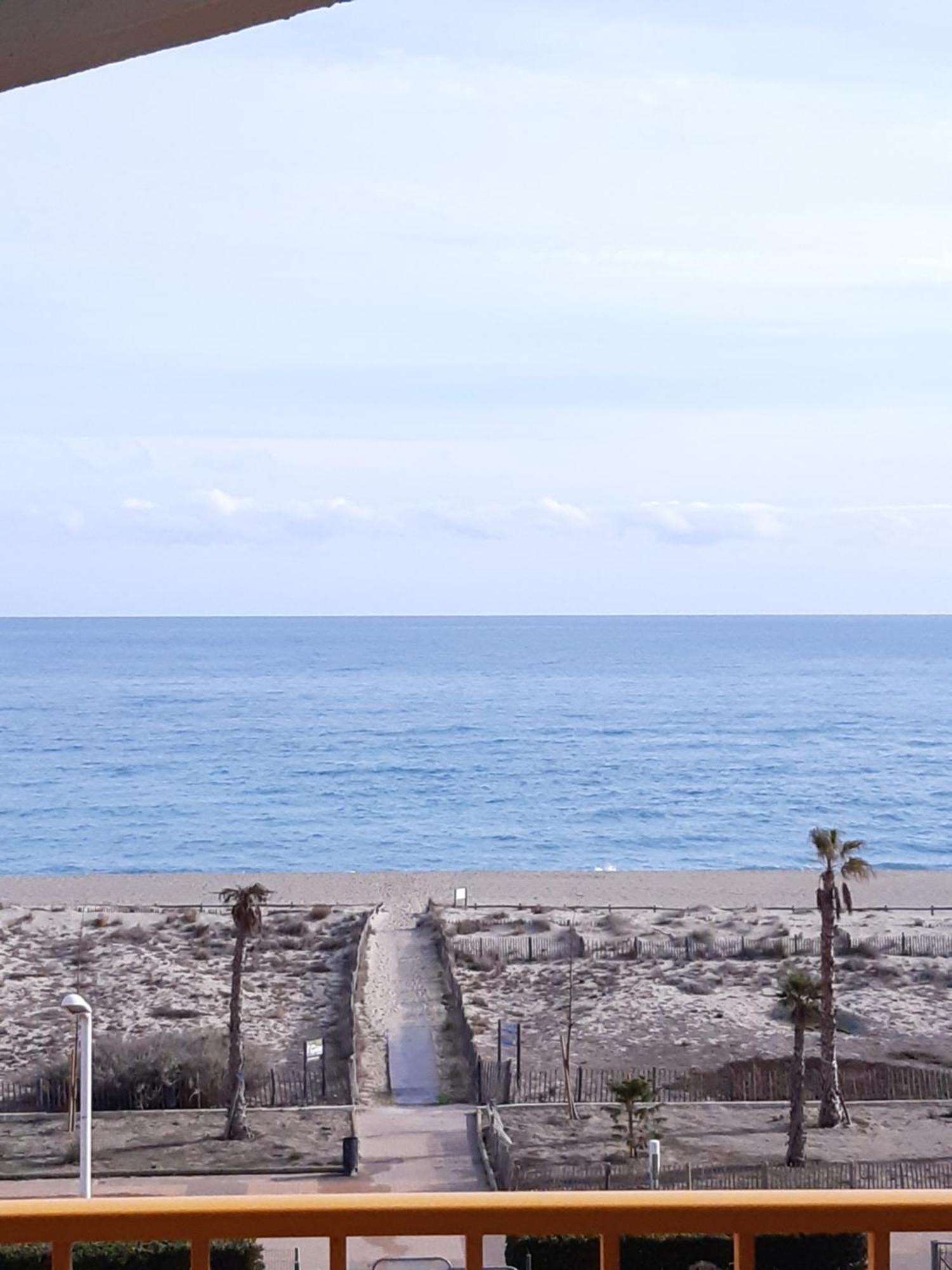 Bella Vista ,Acces Direct Plage, Front De Mer, Vue Mer Panoramique Le Barcarès エクステリア 写真