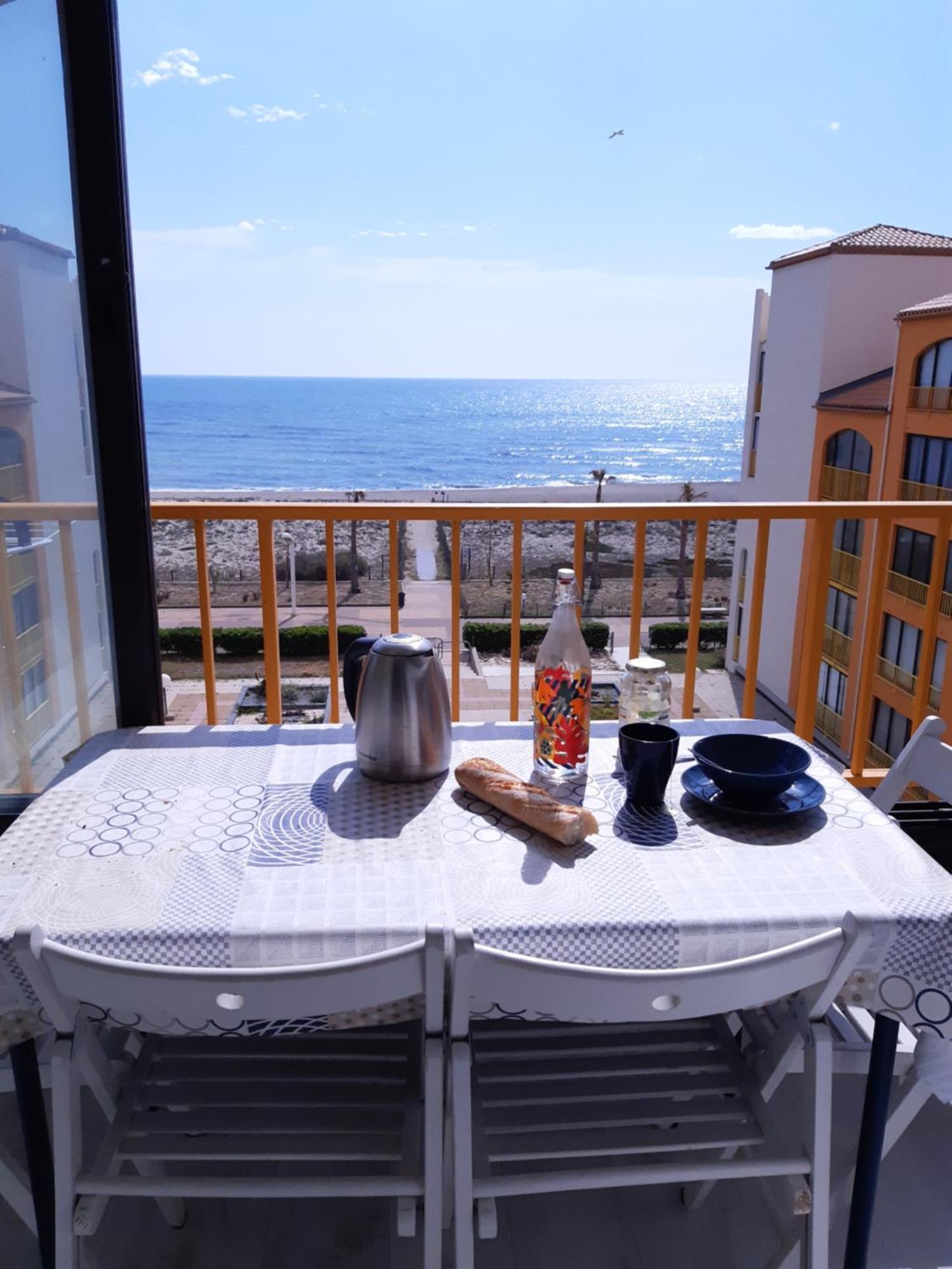 Bella Vista ,Acces Direct Plage, Front De Mer, Vue Mer Panoramique Le Barcarès エクステリア 写真